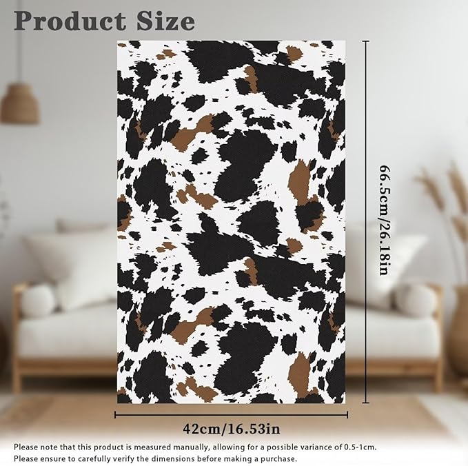 Cow Pattern Chair Headrest Covers Non-Slip Chair Slipcover - Image 6
