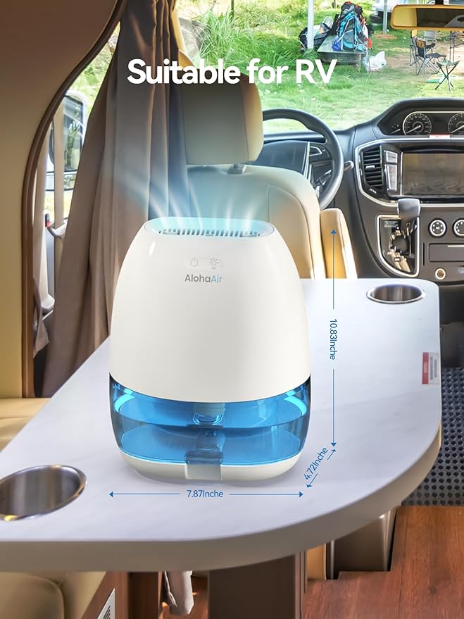 Dehumidifiers for Home, 34 oz Small Dehumidifier for Room, Quiet Dehumidifiers - Image 4