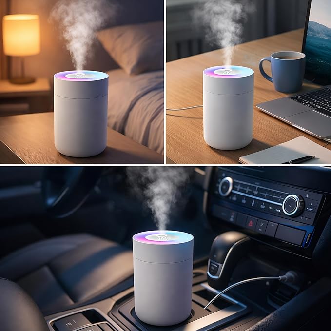 230ML Humidifier for Bedroom, Air Humidifier for Home, Plant Humidifiers Indoor - Image 5