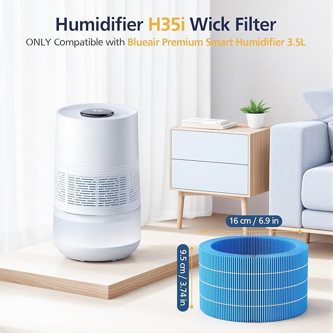 4 Pack Humidifier H35i Wick Filter Replacement Compatible - Image 8