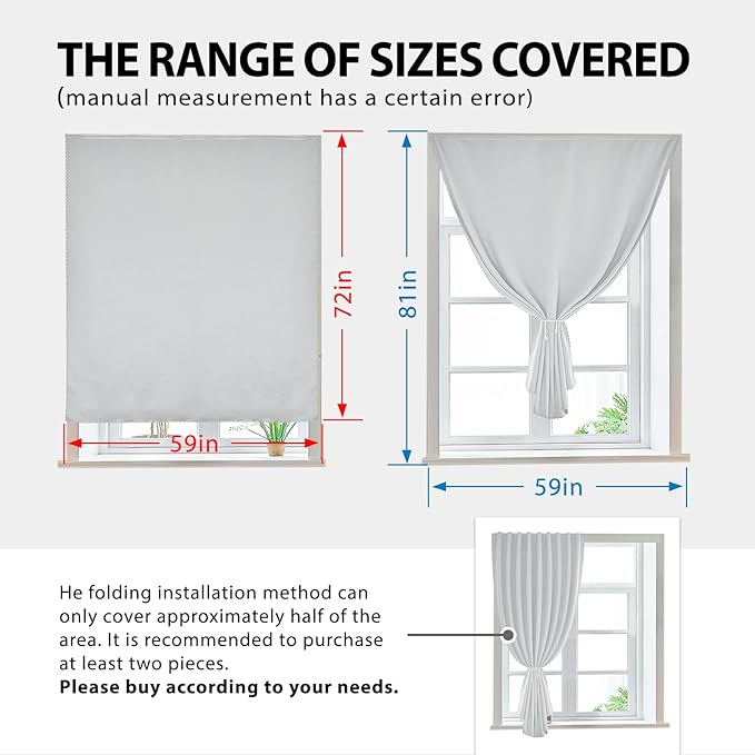 Magic Tape Stick on Portable Curtains - Image 3