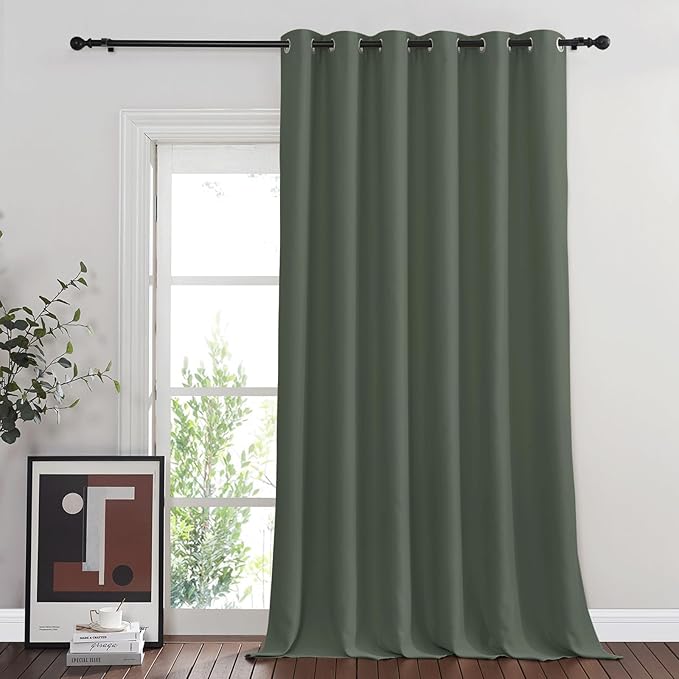 NICETOWN Blackout Sliding Glass Door Curtains, Room Darkening Thermal Insulated - Image 8