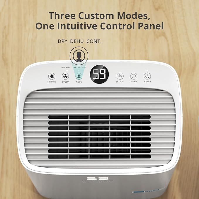 Kesnos 4, 500 Sq. Ft. Energy Star Dehumidifier - Image 4
