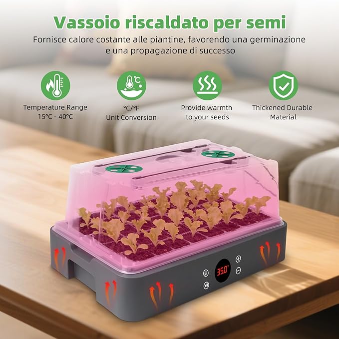 40-Cell Self-Watering Seed Starter Tray - Image 2