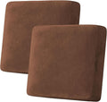 H.VERSAILTEX Velvet Stretch Couch Cushion Cover Plush Cushion Slipcover by HVERSAILTEX
