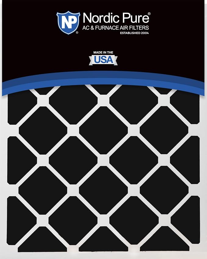 Nordic Pure 20x25x5 Pleated MERV 15 Plus Carbon Air Filter 1 Pack | Actual - Image 5