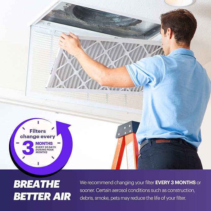 BNX TruFilter 20x25x1 Air Filter MERV 8 - Image 6
