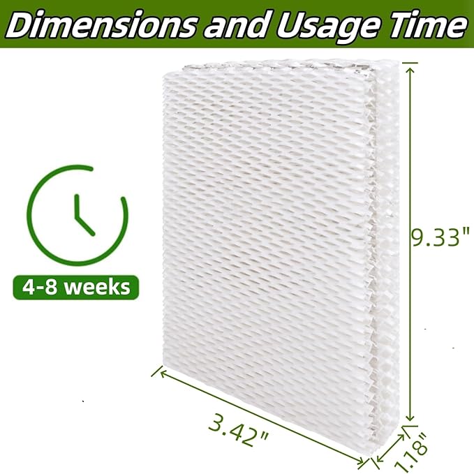 4 Pack MD1-0034 Replacement Humidifier Wick Filters Compatible - Image 3