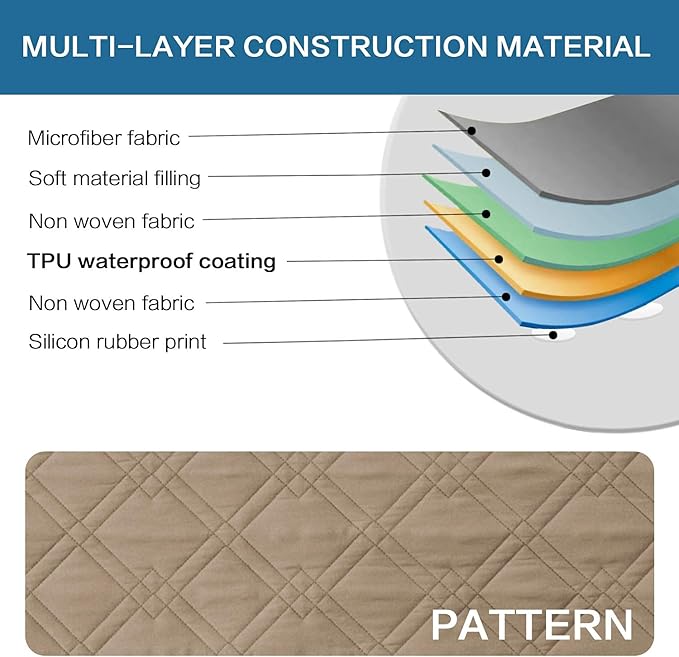 H.VERSAILTEX 100% Waterproof Sofa Slipcover Washable Loveseat Cover - Image 7