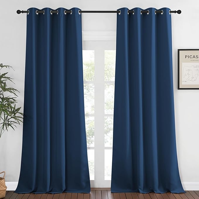 NICETOWN Bedroom Curtain Room Darkening Drapery 102 inches Length by NICETOWN
