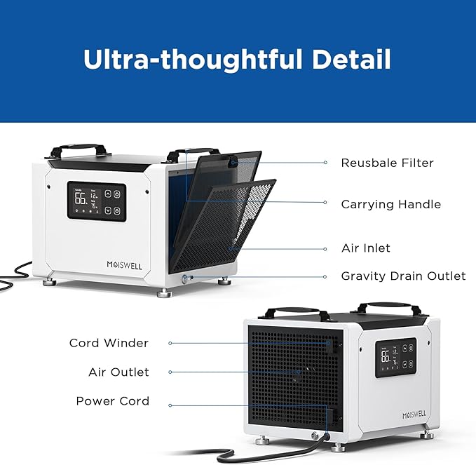 70 Pints Commercial Dehumidifier - Image 6