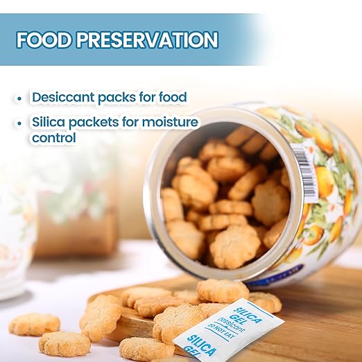 Silica Gel Packets, Moisture Absorbers Desiccant Packs - Image 7