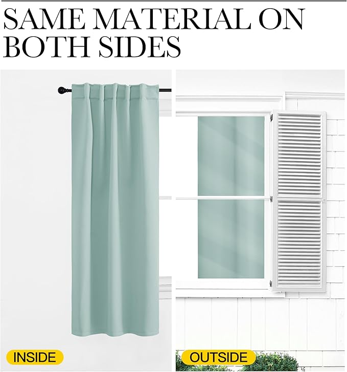 NICETOWN Blackout Curtain Panels Window Draperies - Image 6