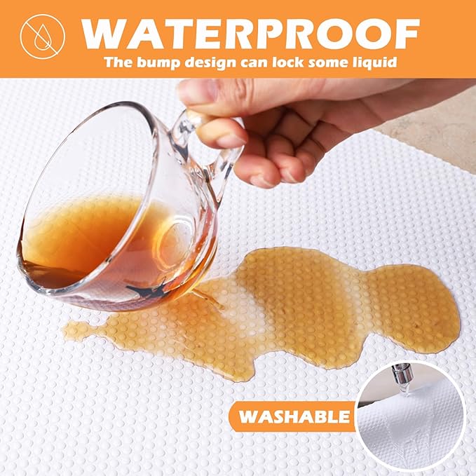 FLPMIX Shelf Liners for Kitchen Cabinets: 23" Wide Waterproof Under Sink Mats - Image 7