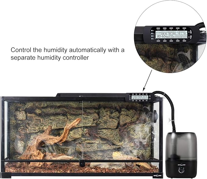 Repti Zoo 4L Reptile Humidifier, Large Reptile Mister Tank Fogger - Image 6