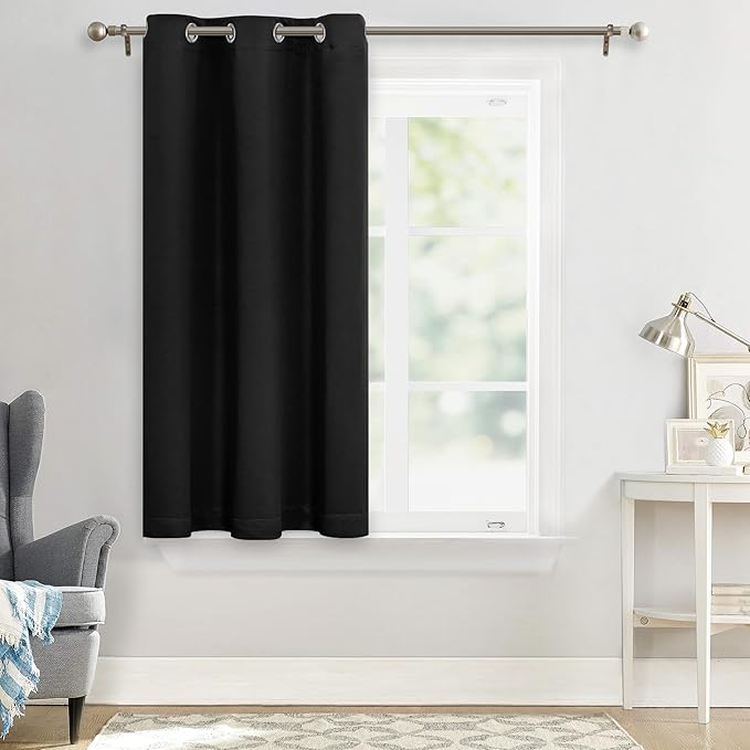 MYSKY HOME Blackout Curtain for Bedroom & Bathroom, 54 Inch Grommet Curtain - Image 8