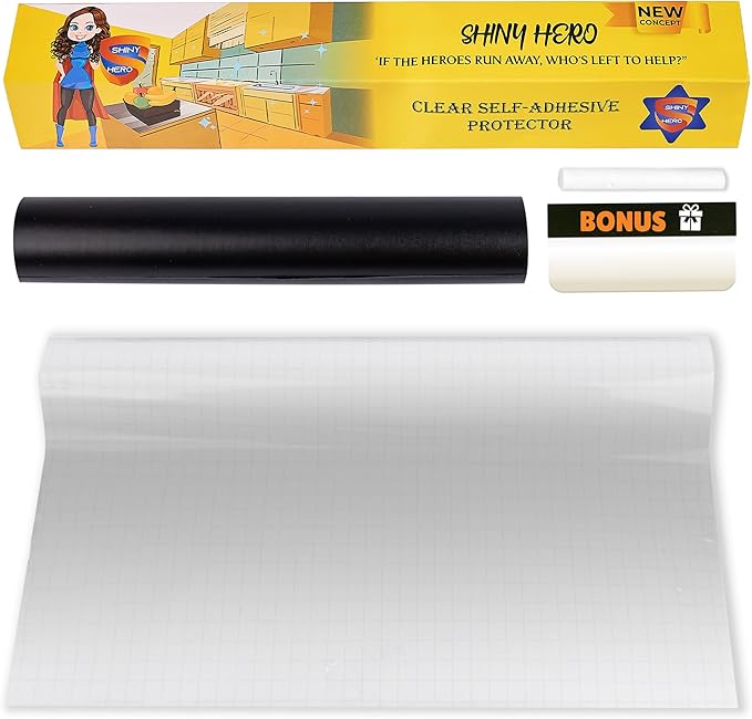 Clear Contact Paper Wall Protector by ShinyHero-ClearProtector