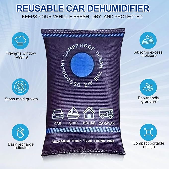 Reusable Dehumidifier Bags, Car Moisture Absorber - Image 7