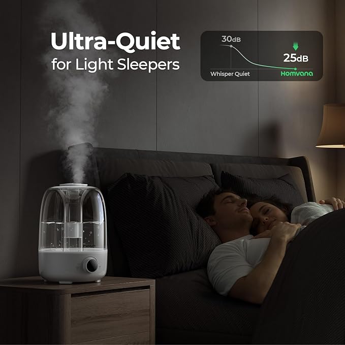 Homvana Humidifiers for Bedroom Diffusers - Image 4