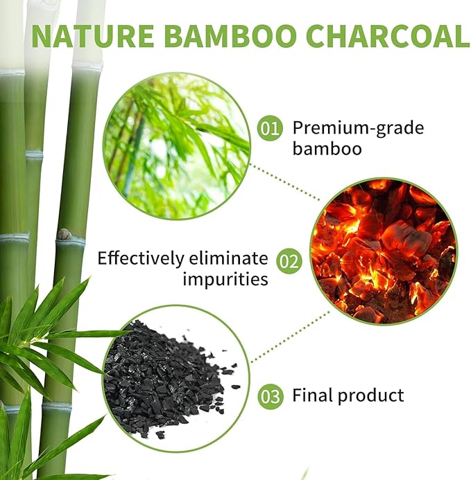CLEVAST 16 Pack Activated Bamboo Charcoal Air Purifying Bags, Natural Fresh - Image 2