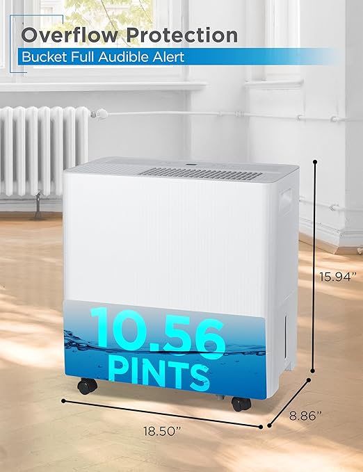 BLACK+DECKER 30-Pint Portable Dehumidifier, Dehumidifier - Image 3