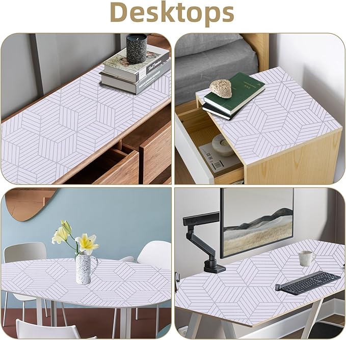 Shelf Liners for Kitchen Cabinets 17in x 20FT, Non Adhesive Cabinet Liner - Image 8