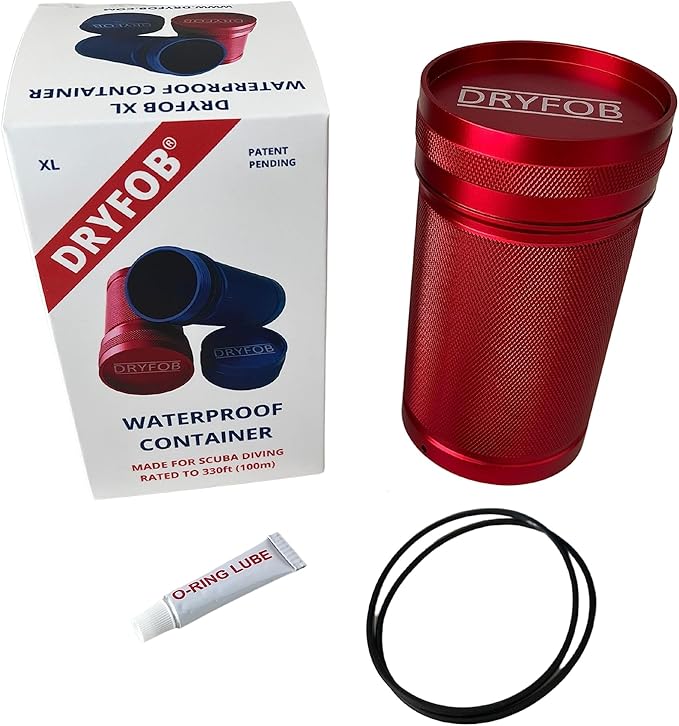 DRYFOB Waterproof PLB or Car Key Container, Holder by DRYFOB