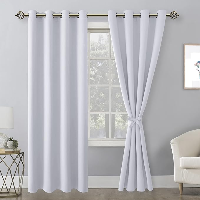 Hiasan Blackout Curtains for Bedroom, 52 x 84 Inches Long - Image 2
