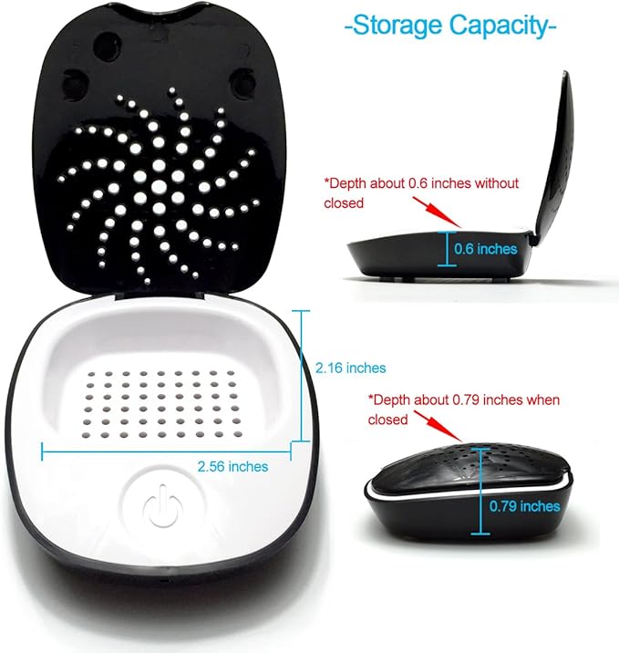 Portable USB Electric Dehumidifier Hearing Aid Dryer, Temperature Range 104-122 - Image 3
