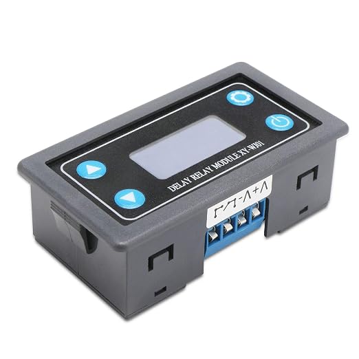 DROK Delay Relay Module, DC 6-30V Timer Relay 12V 24V 0.01s-9999min 50mA - Image 6