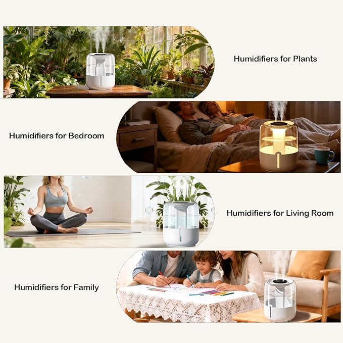 Humidifiers for Bedroom-Cold Mist Humidifier - Image 3