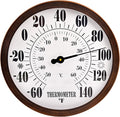 12" Large Outdoor Thermometer by Lirches