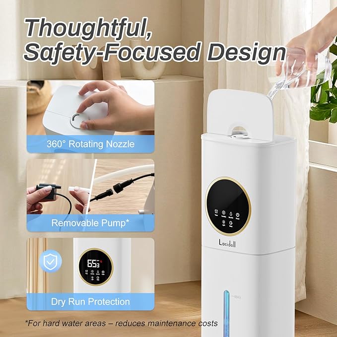 Humidifier Large Room, 2.1Gal/8L Humidifiers - Image 6