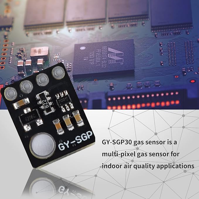 GY-SGP30 Gas Sensor, Air Quality Carbon Dioxide Formaldehyde Monitoring TVOC - Image 2