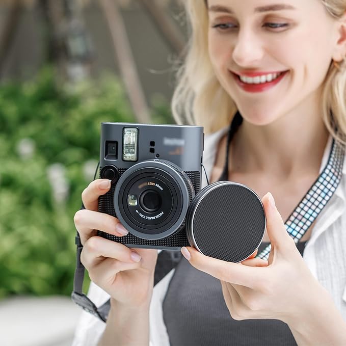 Metallic-Like Lens Cap for Fujifilm Insta Mini 41, Aluminum Anti-Dust - Image 8