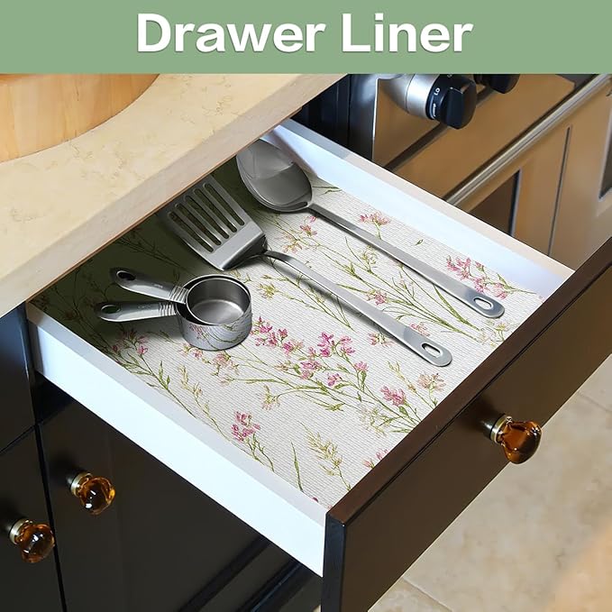 Shelf and Drawer Liner for Kitchen Cabinets, Non-Adhesive and Strong Grip - Image 6