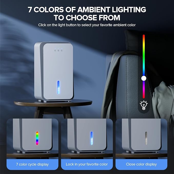 Dehumidifier for Home, 1000 sq.ft Dehumidifier - Image 4