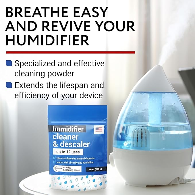 IMPRESA Humidifier Cleaner & Descaler Powder - 12 Oz - Image 6