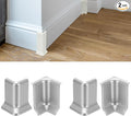 uxcell Self Adhesive Baseboard Corner Blocks, 2.2 Inch Wall Edge Corner by uxcell