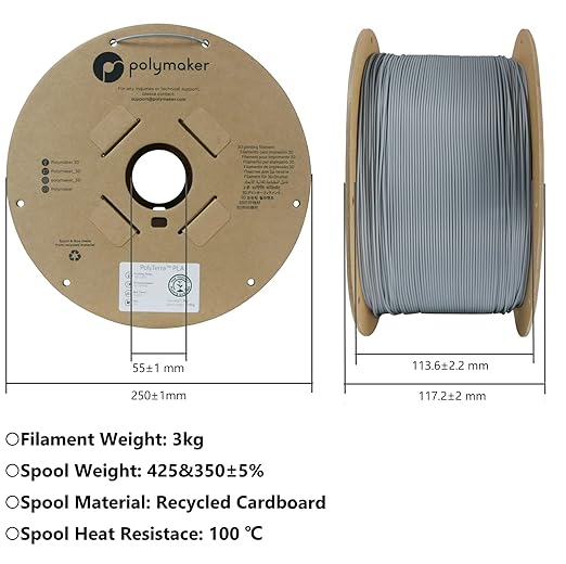 Polymaker Matte PLA Filament Matte Arctic Teal 1.75mm 3kg 3D Printing Filament - Image 8