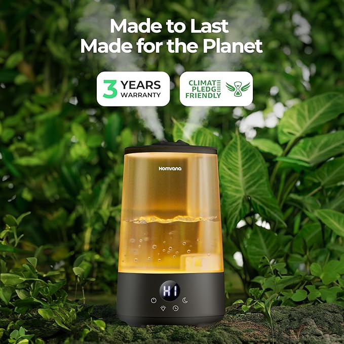 Homvana Humidifiers for Bedroom Home, 3.6L Cool Mist Top-Fill 34H Super Long - Image 9
