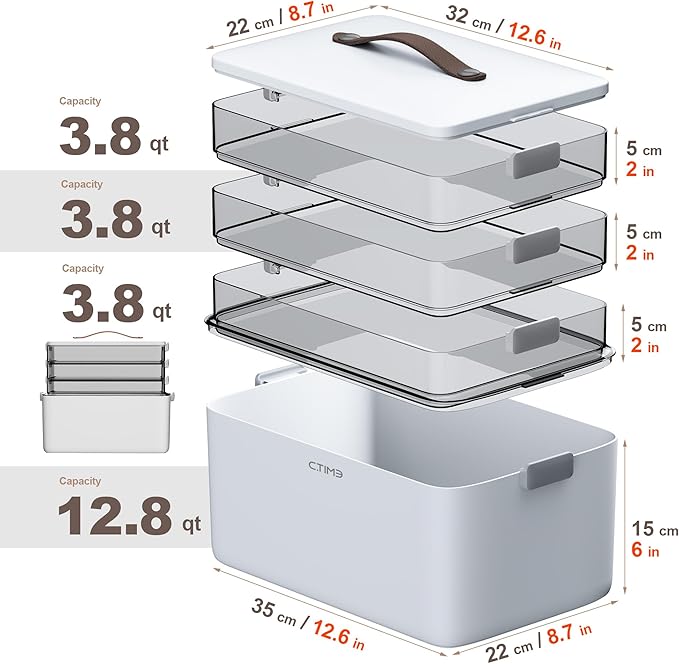 CTIME 4-Tier XL Medicine Organizer - Image 5