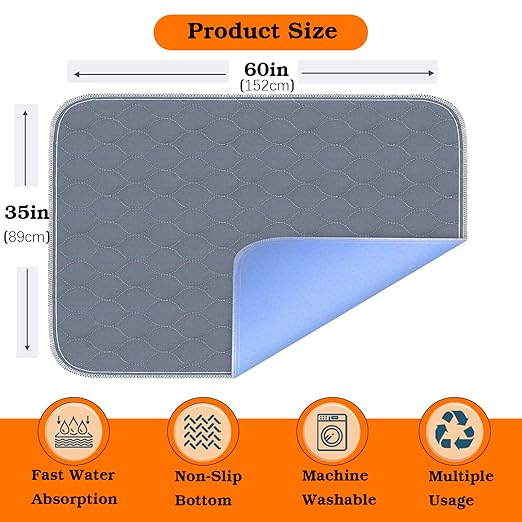 Reusable Chair Pads for Incontinence Absorbent Seat Protector Pads Bed Pads - Image 2