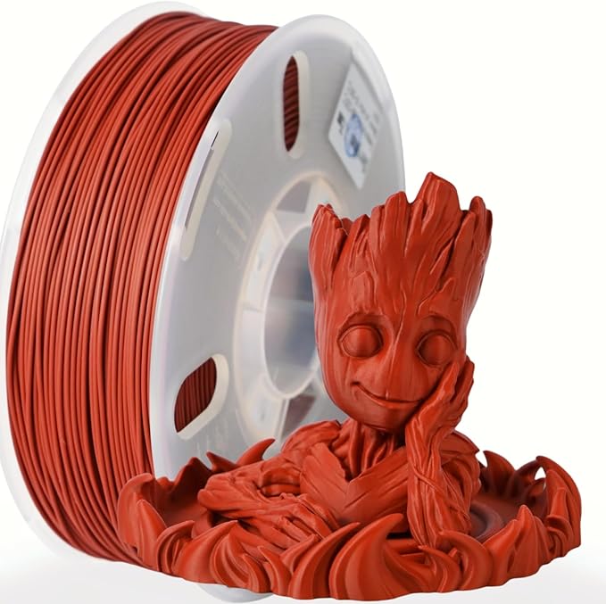 Cherrywood PLA Filament 1.75mm 3D Printer Filament, Priline Cherry Wood Natural by PRILINE