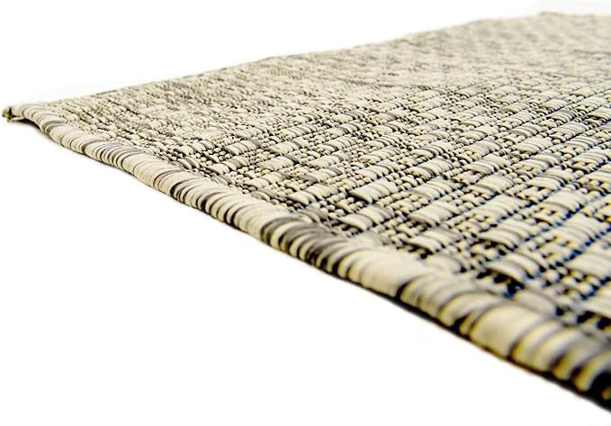 Unique Loom Collection Casual Transitional Solid Heathered Indoor/Outdoor - Image 11