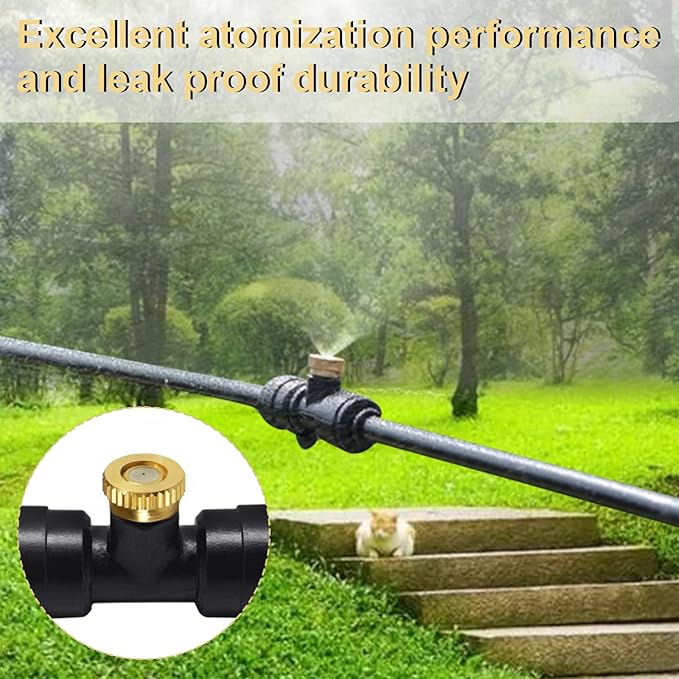 KUWAN 0.016" Orifice Thread UNC 10/24 Brass Misting Nozzles Low Pressure - Image 6