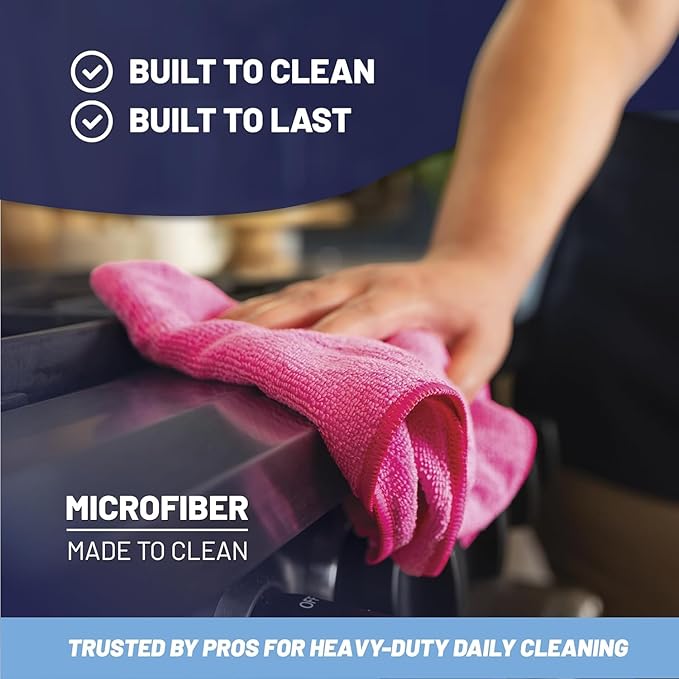 MW PRO Microfiber Cleaning Cloths Black - Image 4