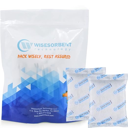 60 Packs 100 Gram Silica Gel Packets, Dessicant Beads Packets - Image 7