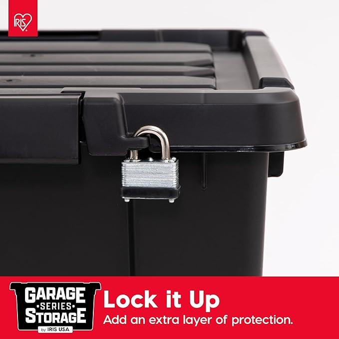 IRIS USA 5 Gallon Lockable Storage Bins - Image 4