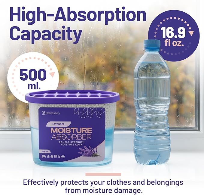 Premium Moisture Absorbers and Dehumidifier Tubs – High-Efficiency Closet - Image 5